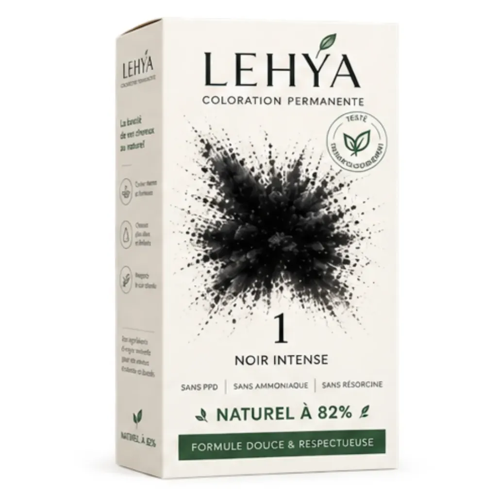 Kit coloration cheveux LEHYA N°1 (Noir)