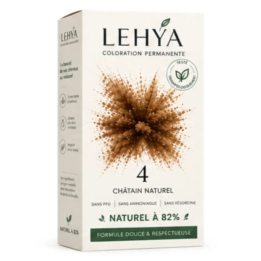 [LEHYA-4] Kit coloration cheveux LEHYA N°4 (Chataîn)