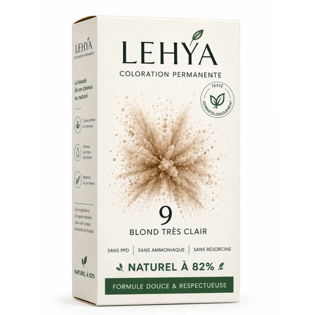 [LEHYA-9] Kit coloration cheveux LEHYA N°9 (Blond Très Clair)